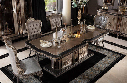 ESMERALDA French Luxe Dining Table & Chairs Set