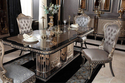 ESMERALDA French Luxe Dining Table & Chairs Set