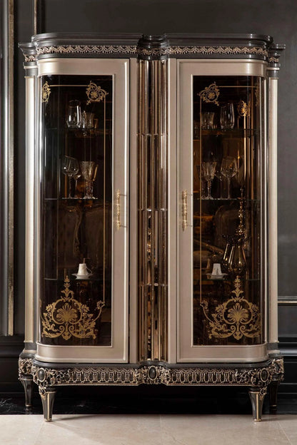 ESMERALDA French Luxe Vitrine Display Cabinet