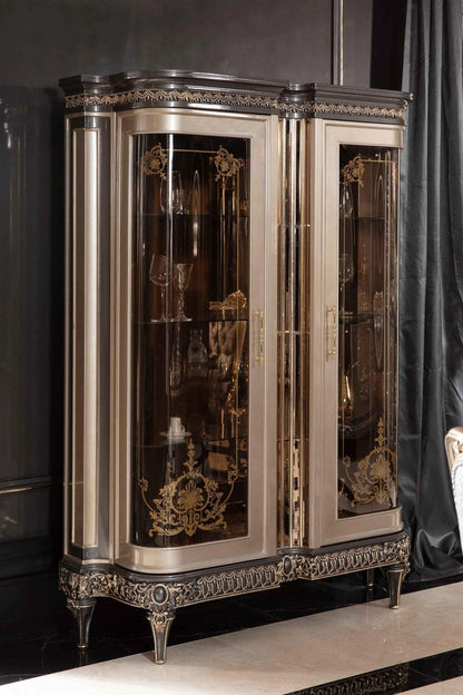 ESMERALDA French Luxe Vitrine Display Cabinet