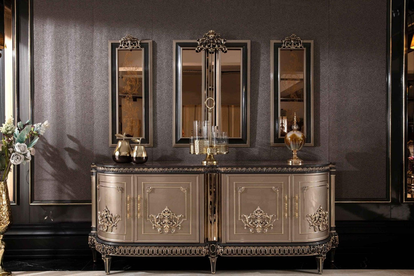 ESMERALDA French Luxe Buffet Cabinet