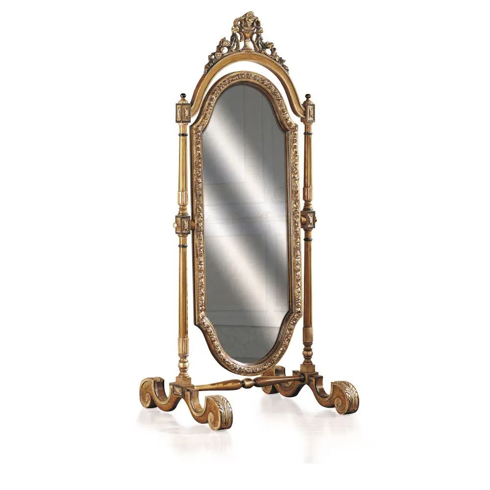 EVANGELINE French Rococo Standing Mirror