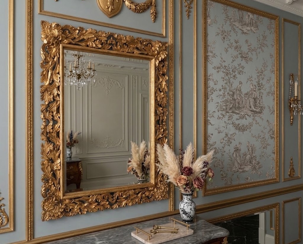 FLORA Acanthus French Mirror