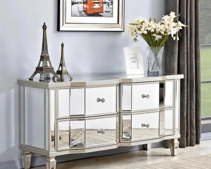 GRANDIOSO Mirrored Luxury Sideboard Console