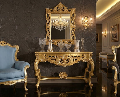 GWENDOLYN Victorian Rococo Console Table