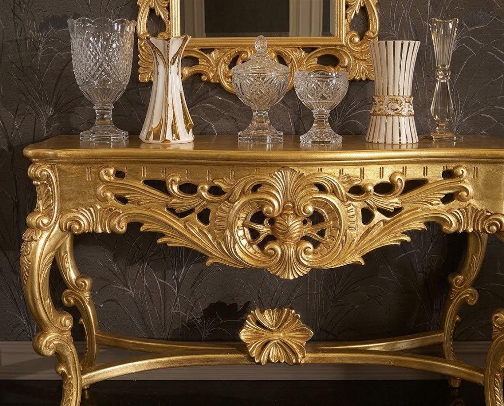 GWENDOLYN Victorian Rococo Console Table