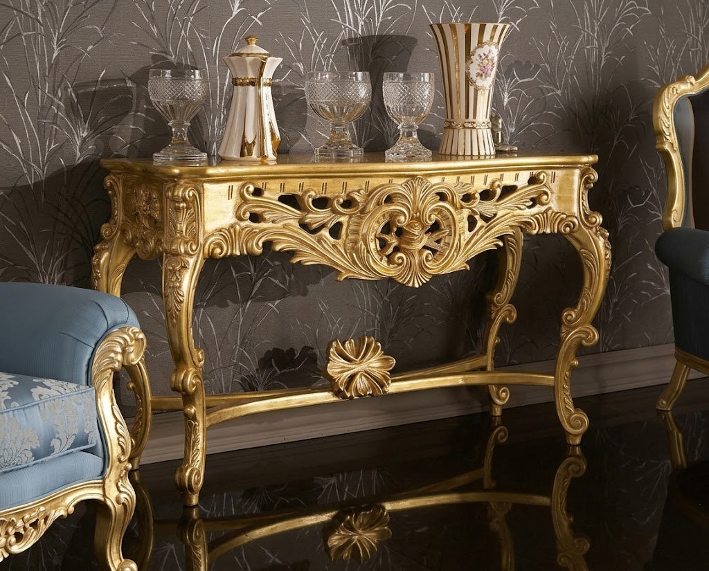 GWENDOLYN Victorian Rococo Console Table