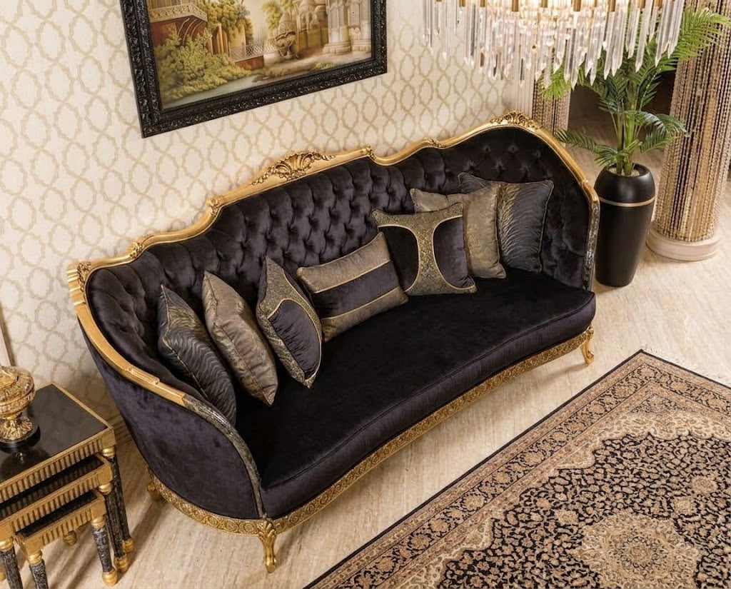 HALEY Victorian Luxury Living Room Set