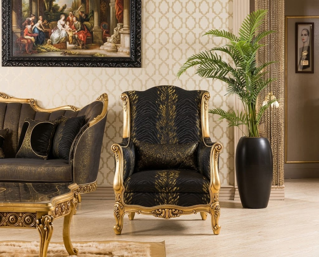 HALEY Victorian Luxury Living Room Set