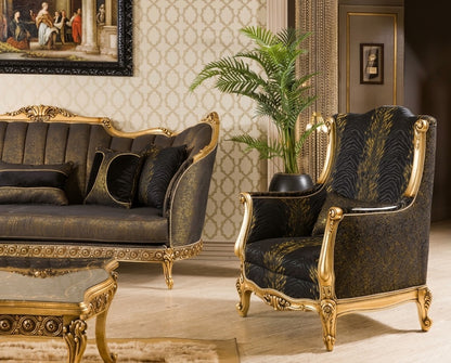 HALEY Victorian Luxury Living Room Set