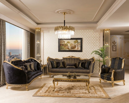 HALEY Victorian Luxury Living Room Set