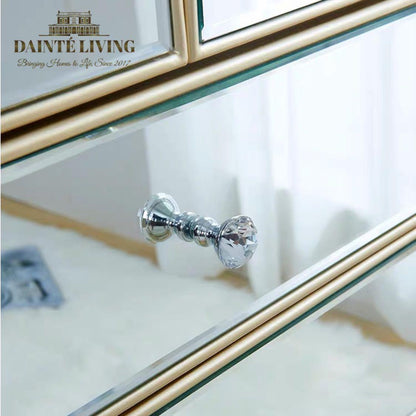HEPBURN Mirrored Tallboy Drawers