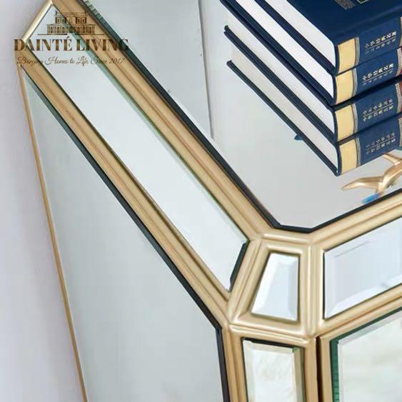 HEPBURN Mirrored Tallboy Drawers