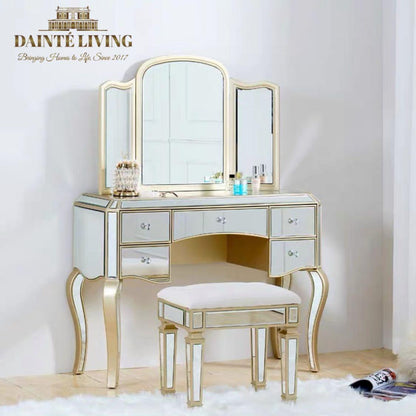 HEPBURN Mirrored Luxe Vanity Set