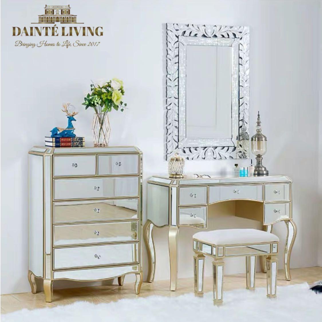 HEPBURN Mirrored Luxe Vanity Set