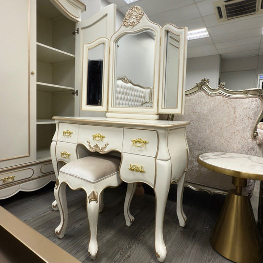 21% OFF | Victorian Vanity Dressing Table Set