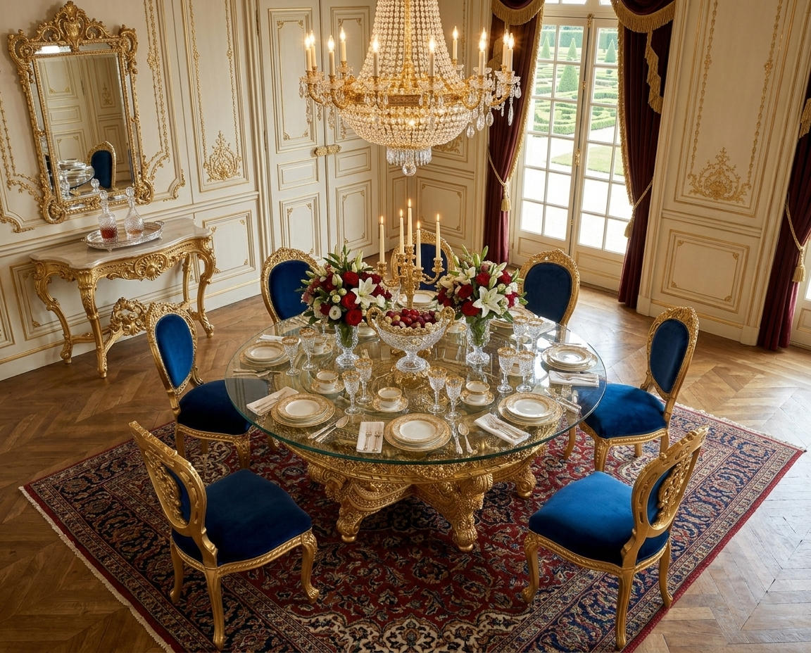 ISABEL Majestic Rococo Dining Table