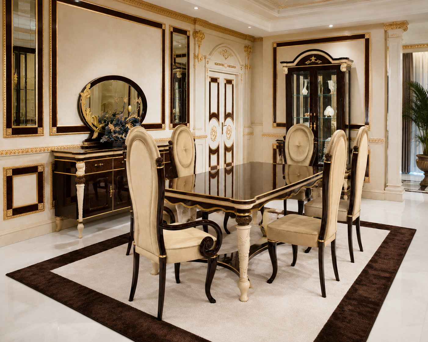 JORDAN Classic Italian Empire Dining Set