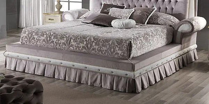 JUSTINE Modern Victorian Bed Frame with Storage
