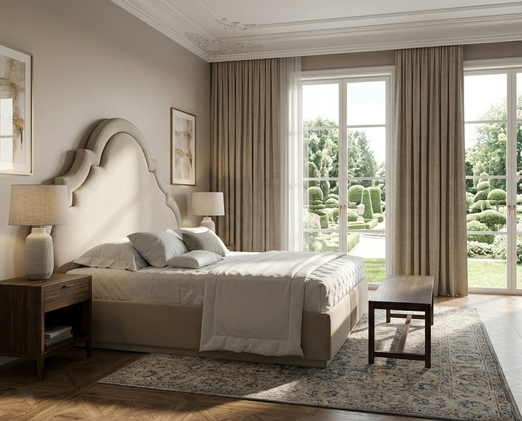 KALKI Modern Arch Bed Frame