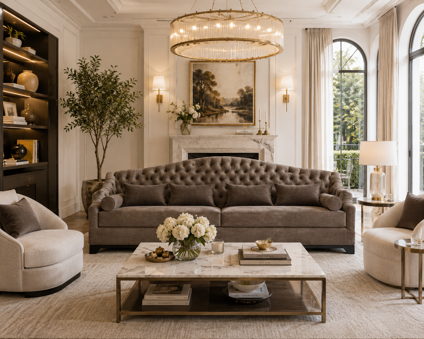 KARINA Modern Chesterfield Sofa