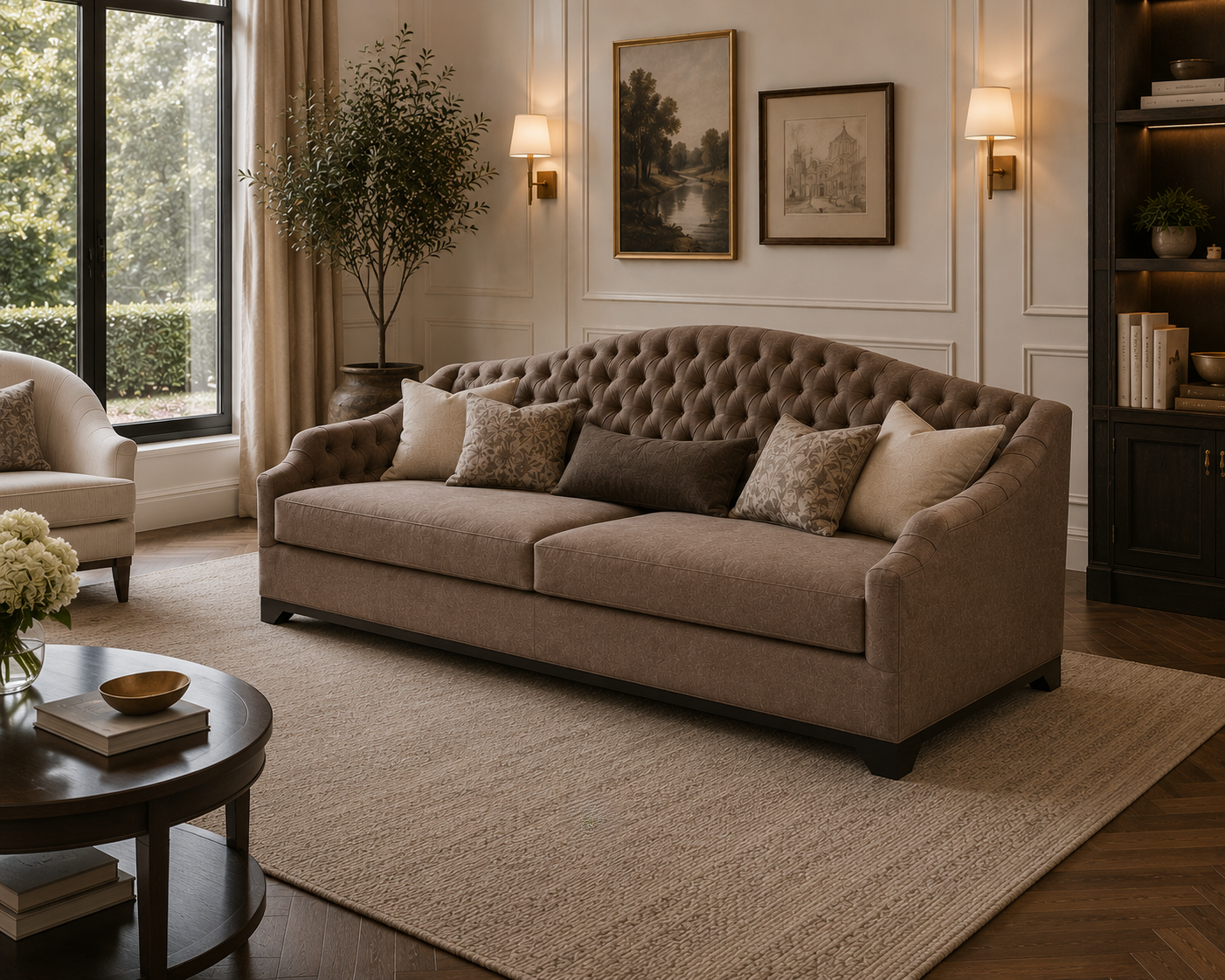 KARINA Modern Chesterfield Sofa