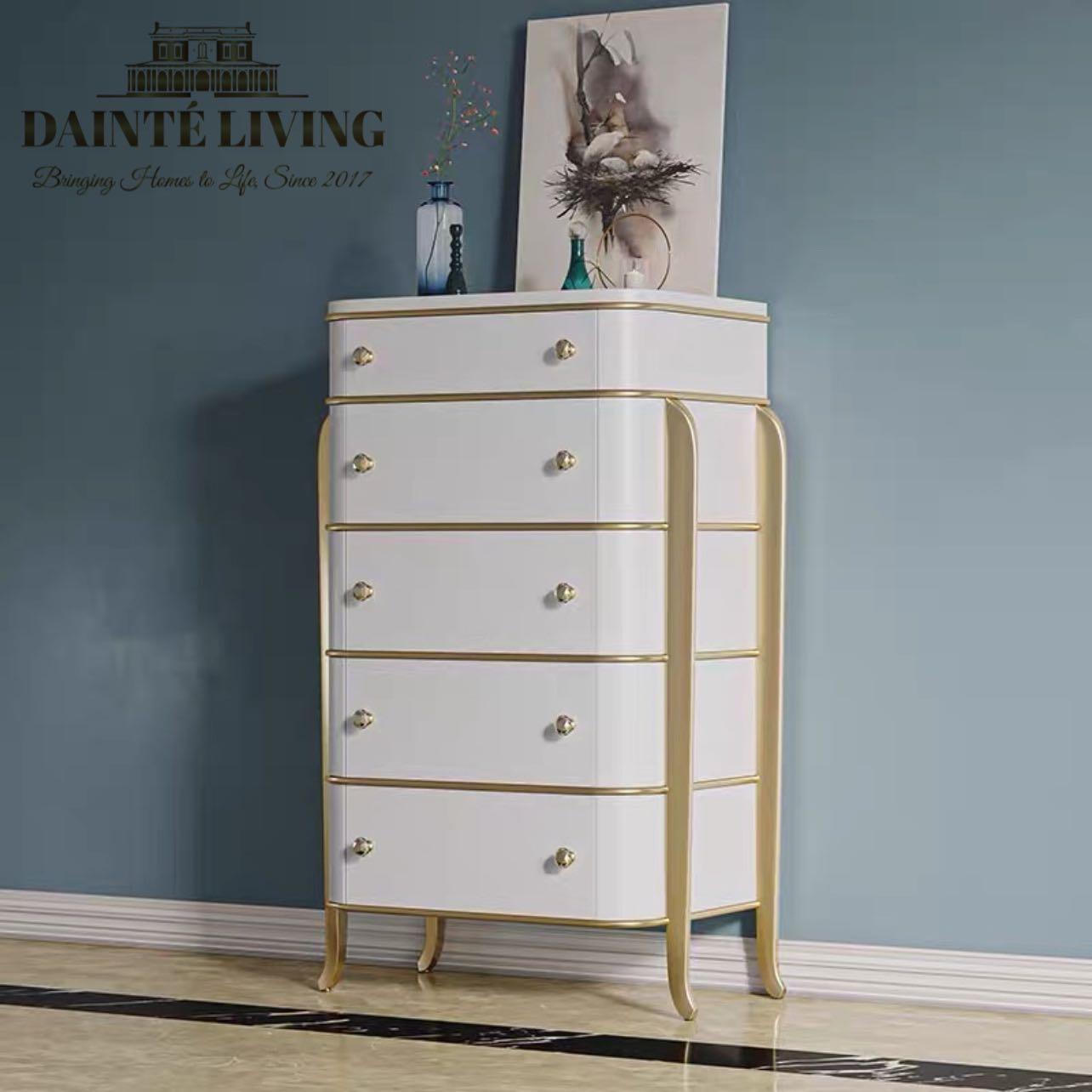 LAURENT Modern Luxe Tallboy Drawers