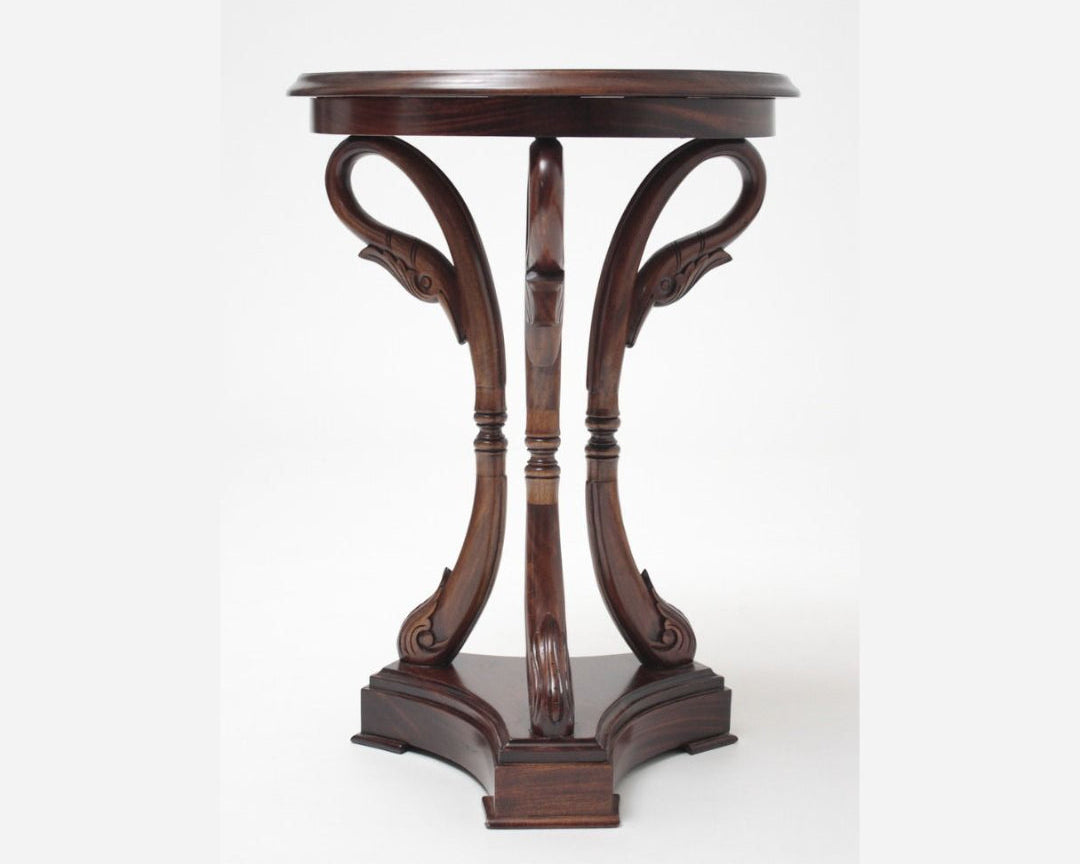 Regal Victorian Pedestal Side Table , custom made furniture Singapore dainteliving