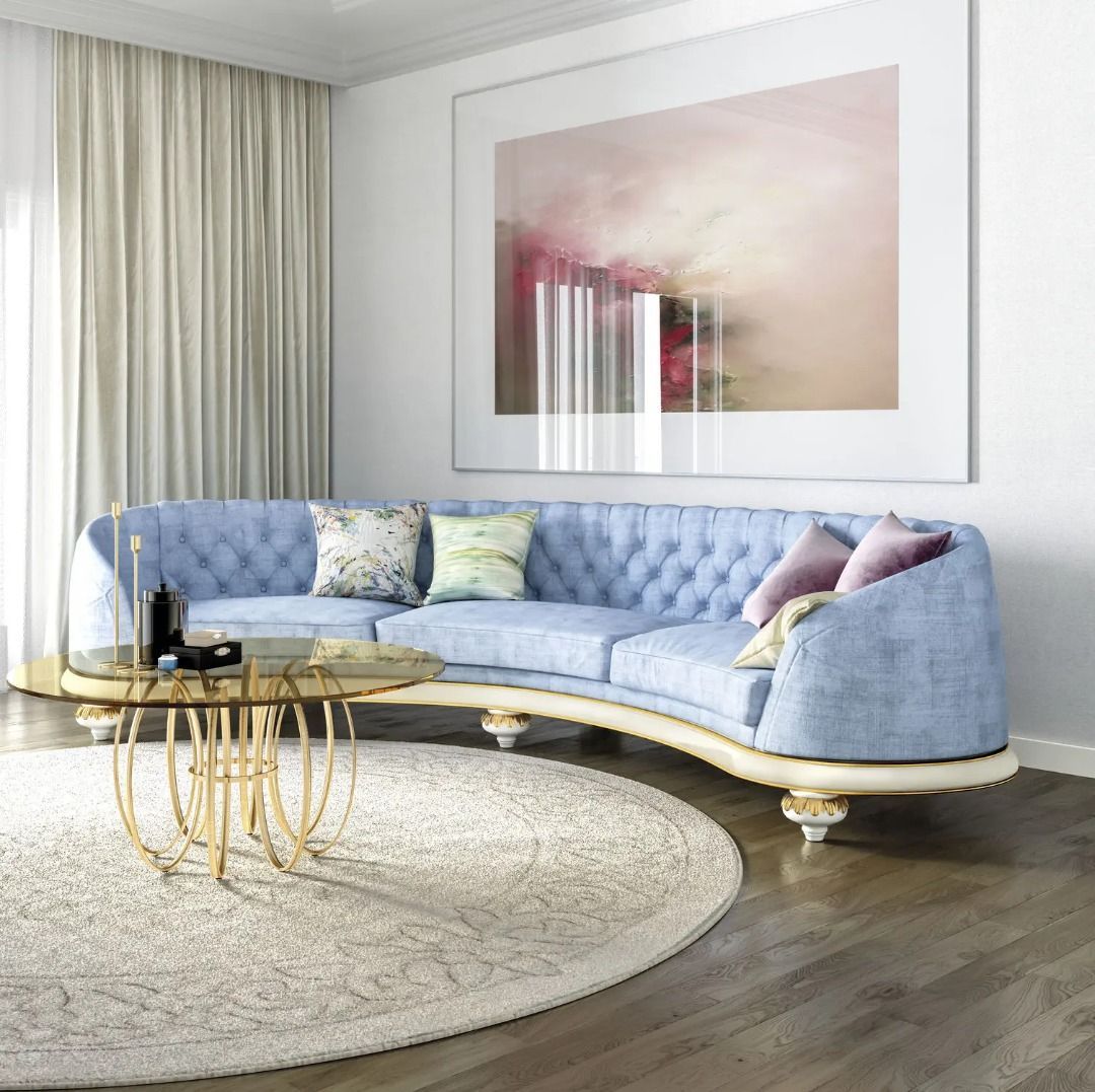 MARCELINE Modern Rococo Sofa