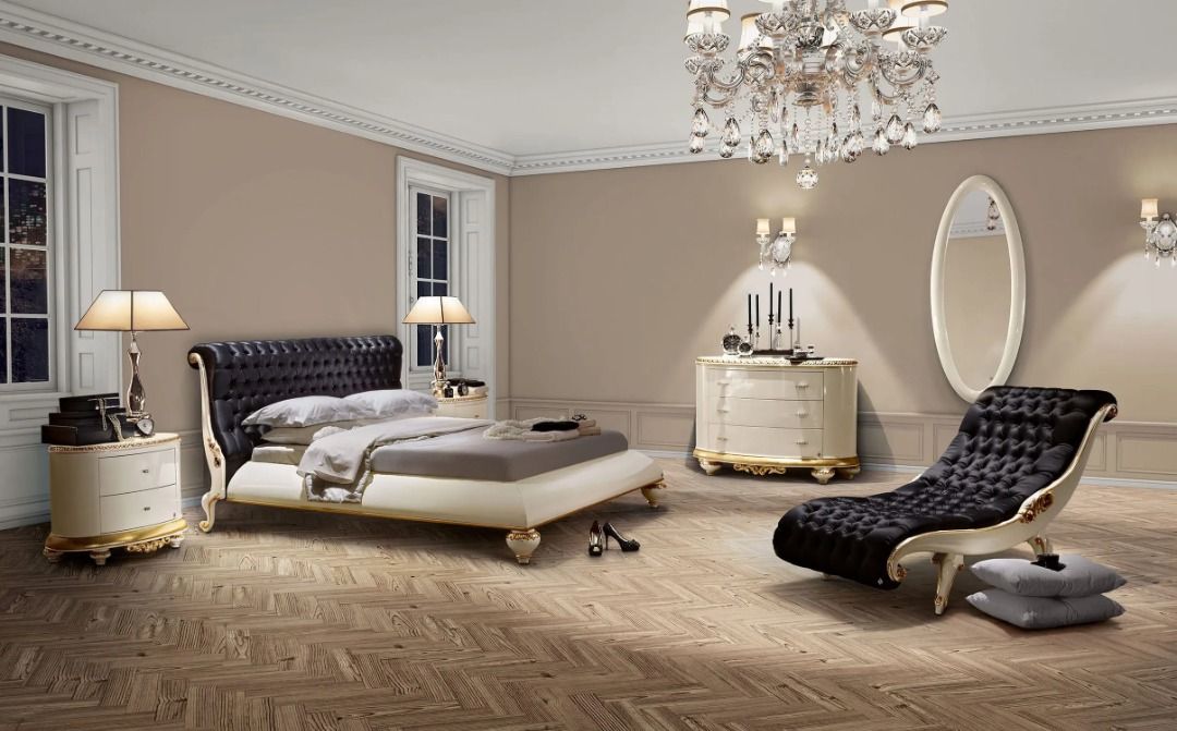 MARILOU Victorian Chaise Lounge/Fainting Couch