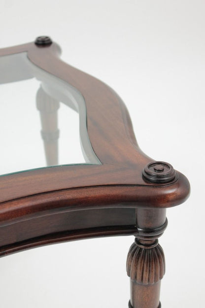 MAZIE Victorian Glass Coffee Table