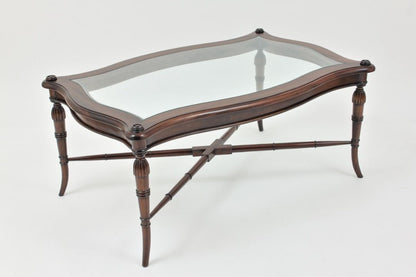 MAZIE Victorian Glass Coffee Table