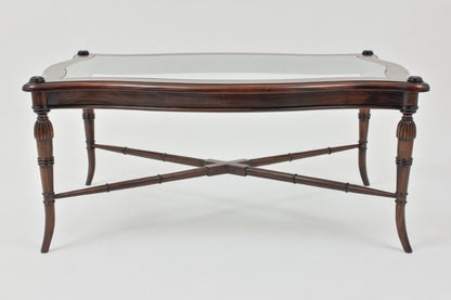 MAZIE Victorian Glass Coffee Table
