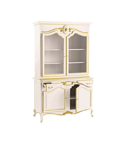 MELINA Victorian Hutch Display Cabinet