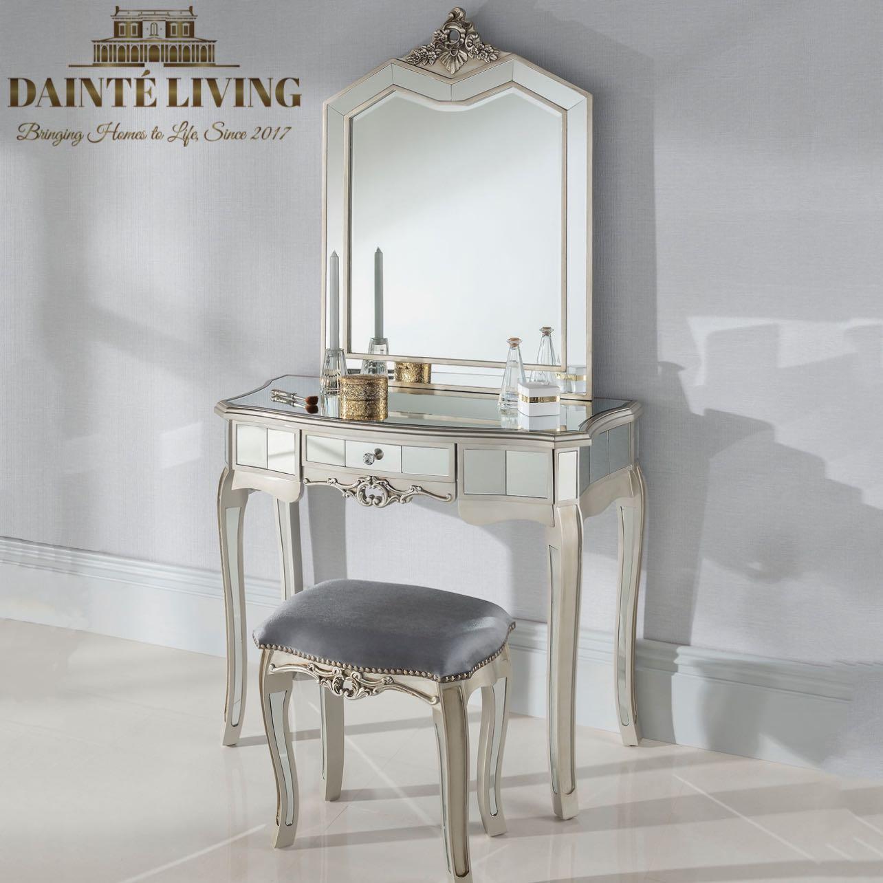 MIRAGE French Mirrored Vanity Set