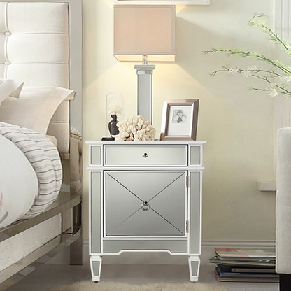 Mirrored Luxe Nightstand