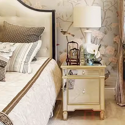 Mirrored Luxe Nightstand