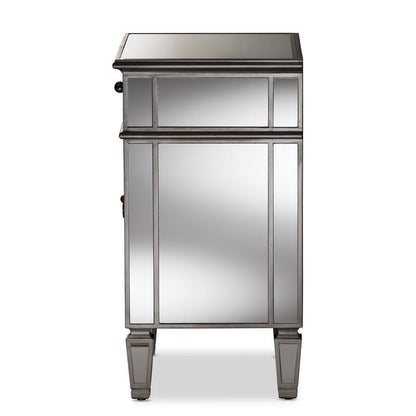 Mirrored Luxe Nightstand