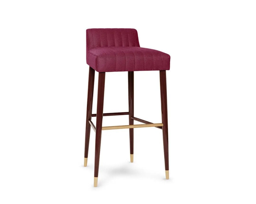 bespoke custom made modern luxe bar stool Singapore