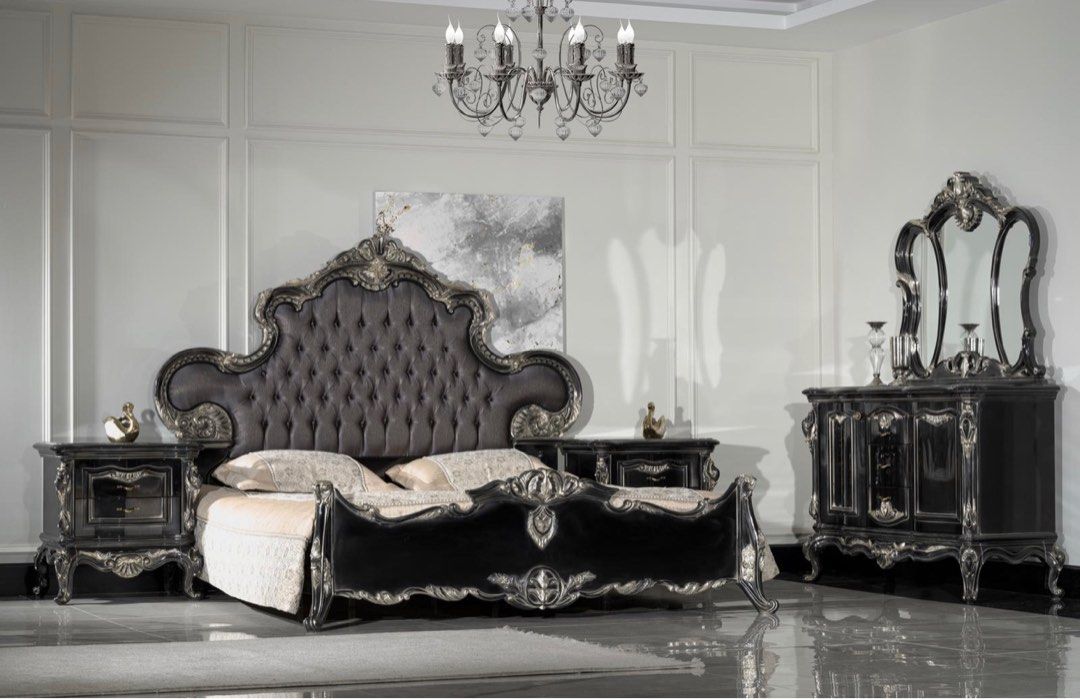 ODASI Baroque Mirror & Vanity Dresser
