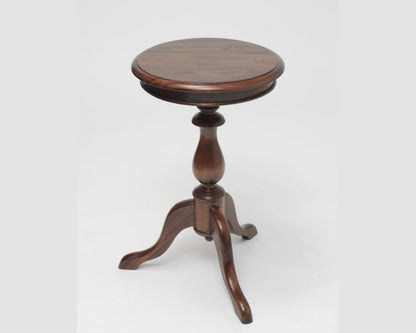 Victorian French Pedestal Side Table in mahogany wood, custom made furniture Singapore dainteliving