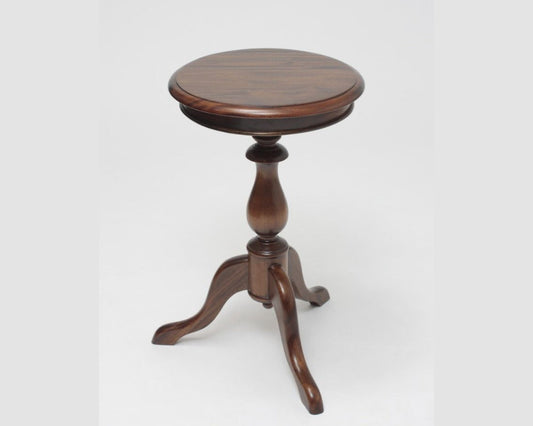 Victorian French Pedestal Side Table in mahogany wood, custom made furniture Singapore dainteliving