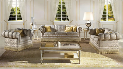 PAULINE Hollywood Regency Glam Sofa