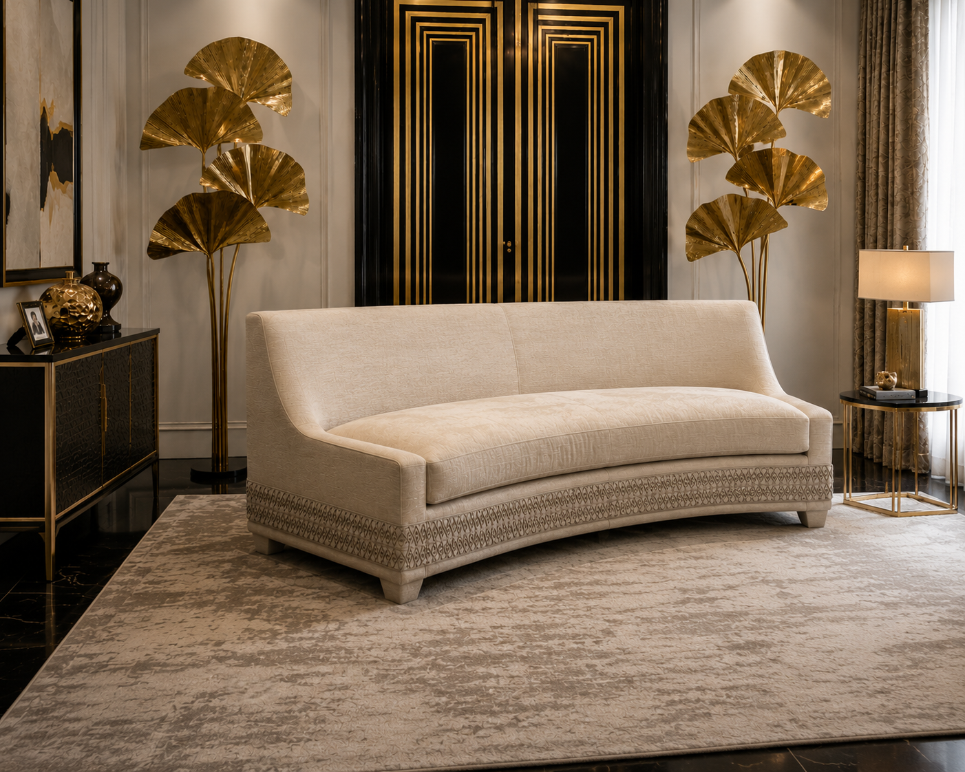 RAMANO Curved Sofa