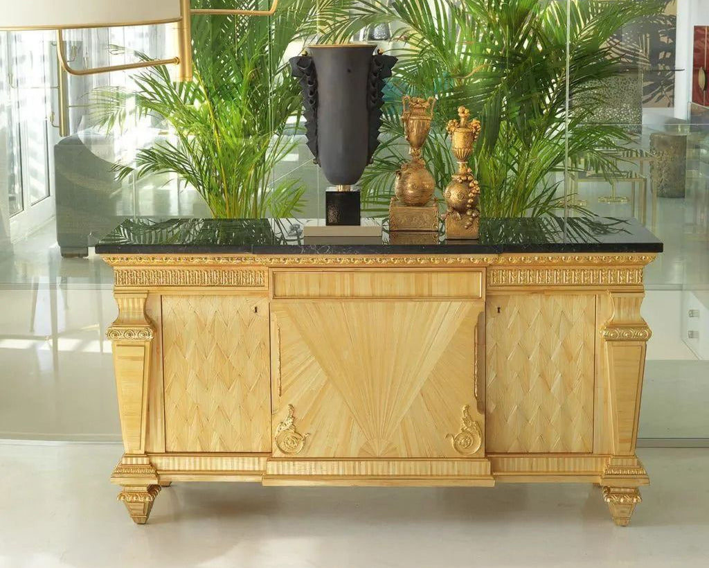 Custom Made Mahogany Wood Sideboard Luxury Furniture Dainte Living