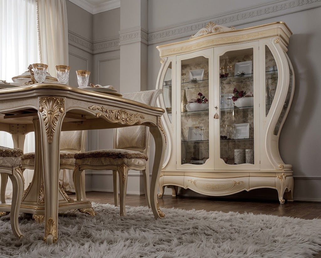 ROSA Baroque Bombè Large Display Cabinet