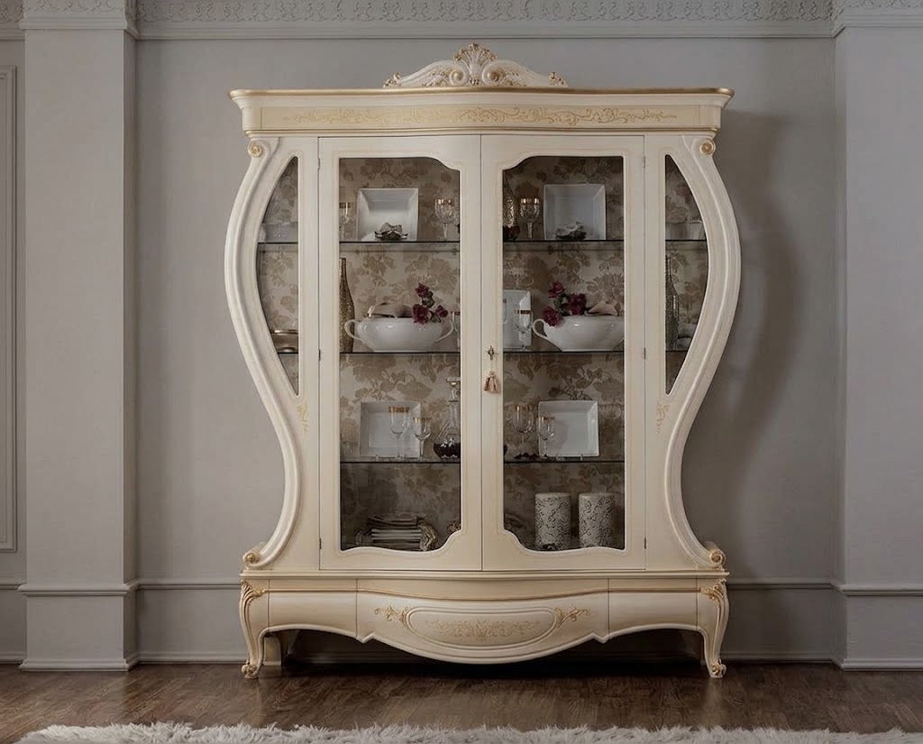 ROSA Baroque Bombè Large Display Cabinet