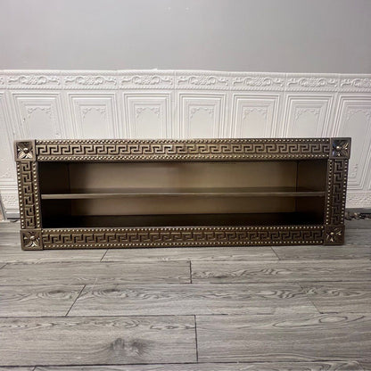 64% OFF | Greek Key Display Shelves Cabinet