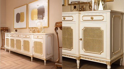 SALOME French Rattan Sideboard