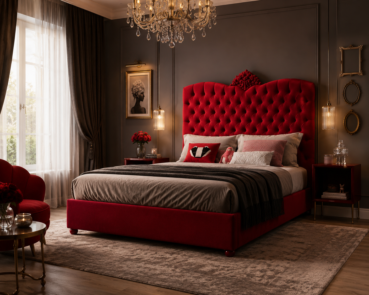 SCARLETT Baroque Bed Frame